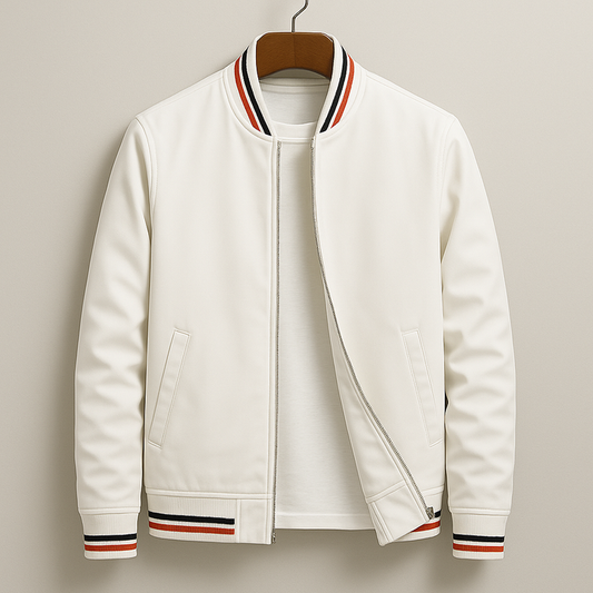 Kevin - Blouson bomber à rayures pour un style moderne et décontracté