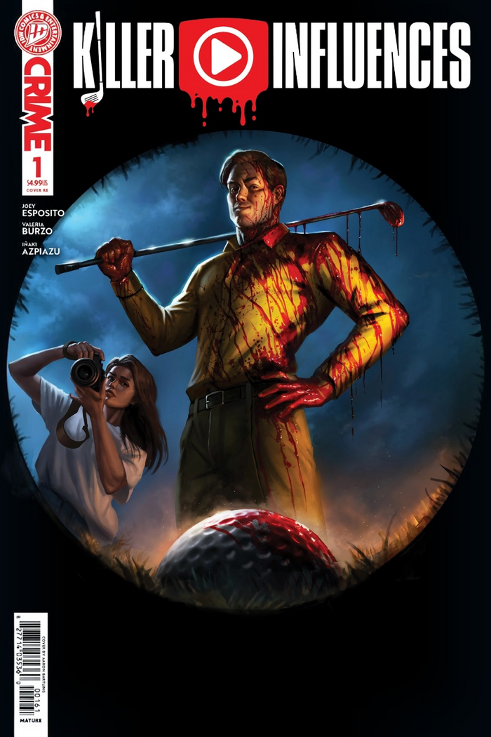 KILLER INFLUENCES #1 FIRST COAST COMIC CON AARON BARTLING TRADE DRESS RETAILER EXCLUSIVE