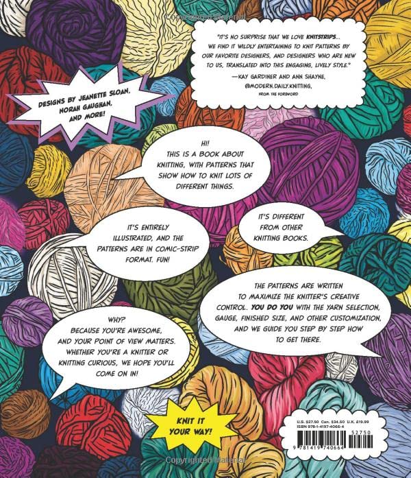 Knitstrips: The World’s First Comic-Strip Knitting Book | Beltran Ormsbee