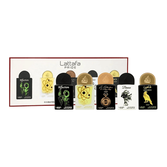 Lattafa Unisex Perfume Lattafa Pride Collection No. 1 Eau de Parfum Unisex Fragrance Spray Gift Set (5 x 20ml)