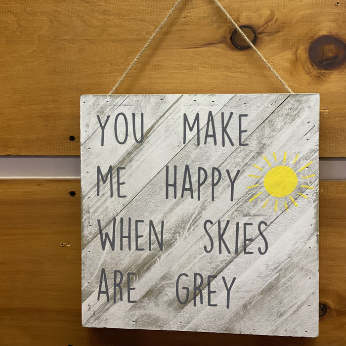 LC's Skies Are Grey Sign