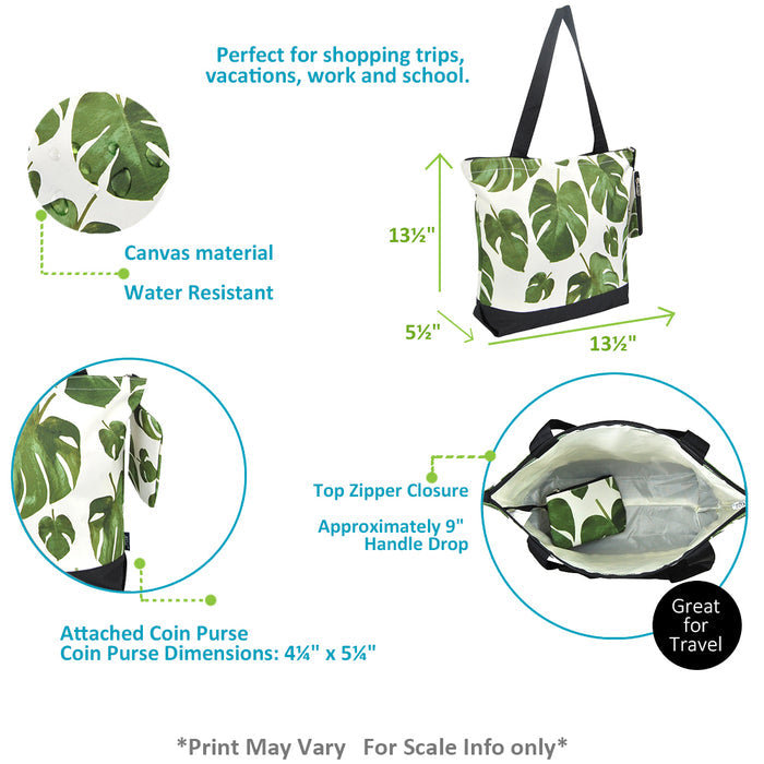 Leafy Delight NGIL Canvas Tote Bag