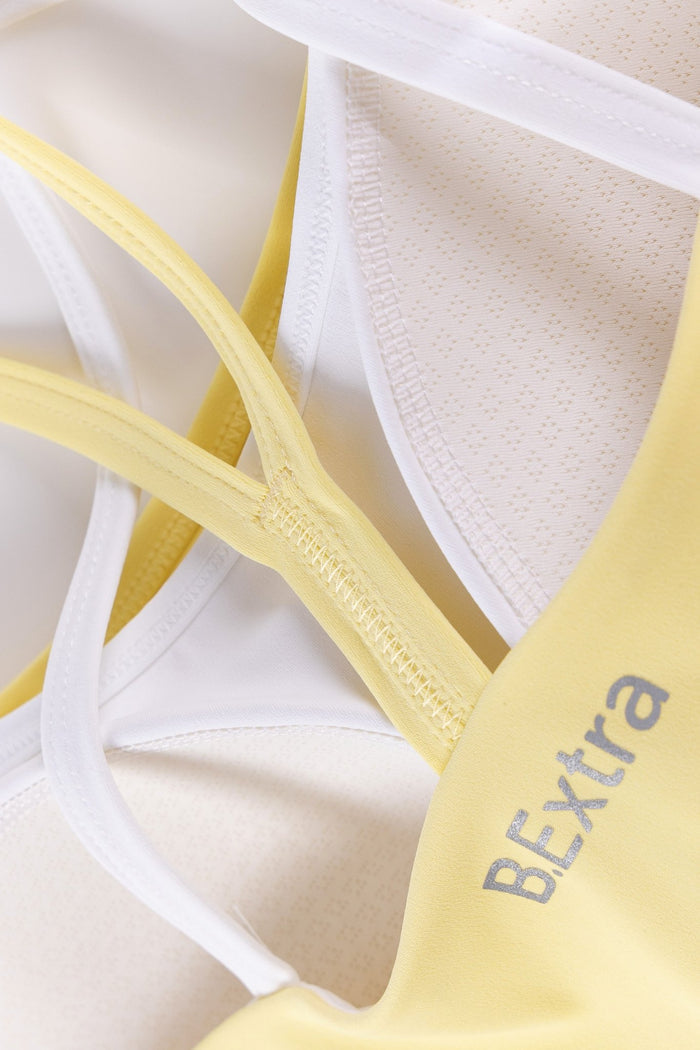 Leslie Top - Yellow/White