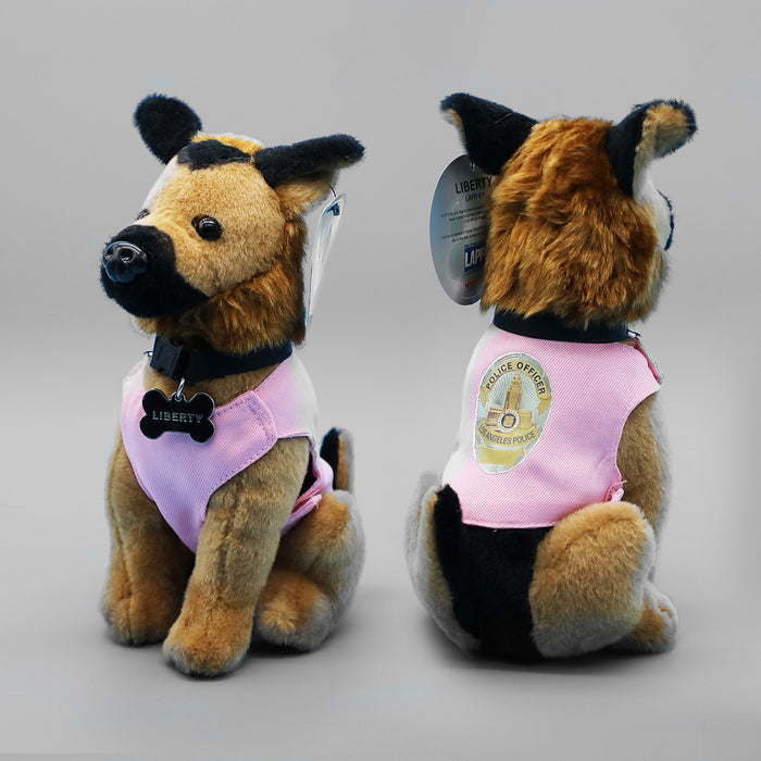 Liberty the Dog Plush Toy - Pink