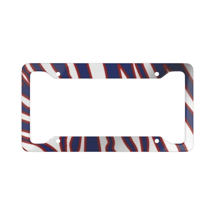 License Plate Frame - Buffalo Football Zubaz Design