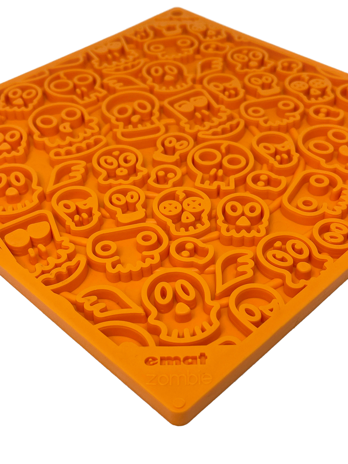 Lick Mat | Zombie Orange