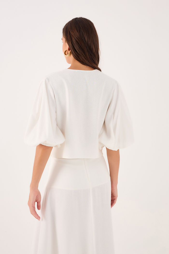 Linen Top With Richelieu Embroidery_5