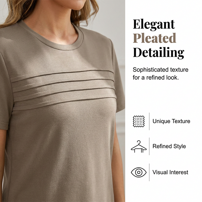 Liorenna - Ensemble femme décontracté deux pièces avec pantalon ample