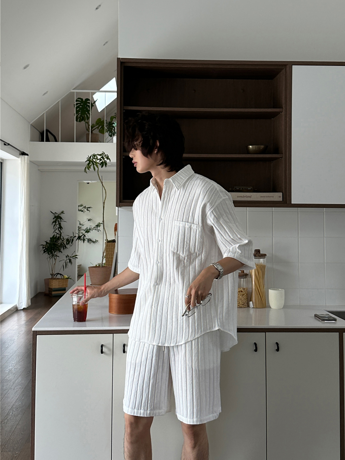 Loera Pleats Half Pants