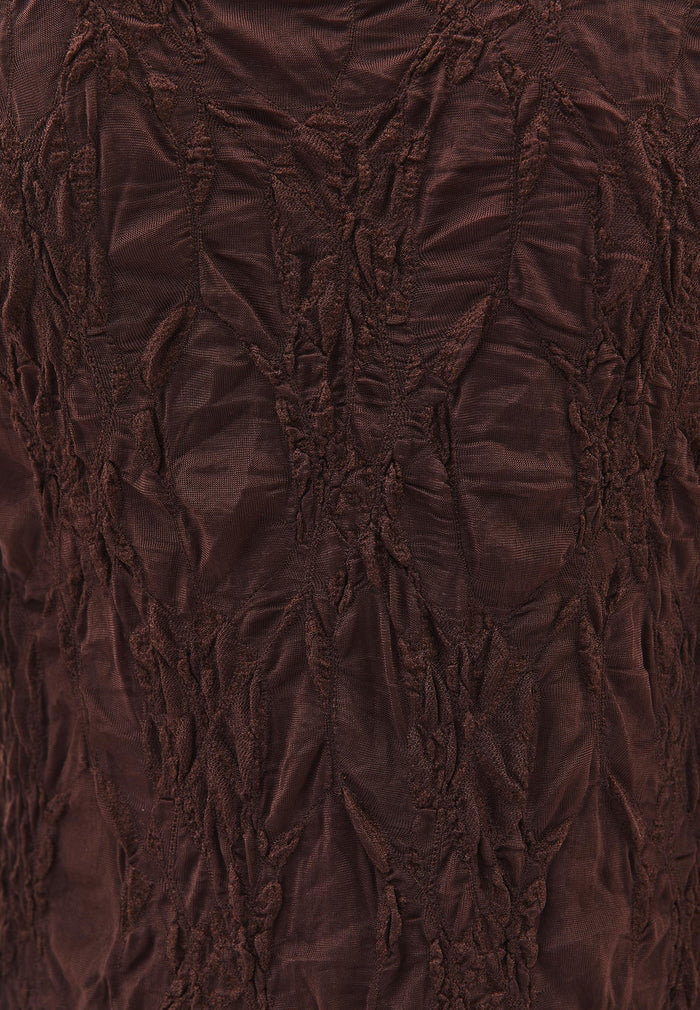 Long Lace Dress - CHICORY COFFEE