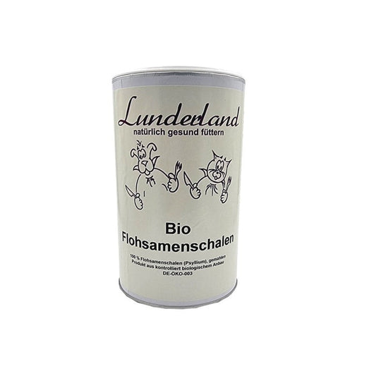Lunderland Nahrungsergänzung Bio Flohsamenschalen
