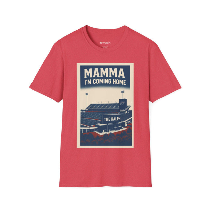 Mamma I'm coming home Buffalo football teeshirt