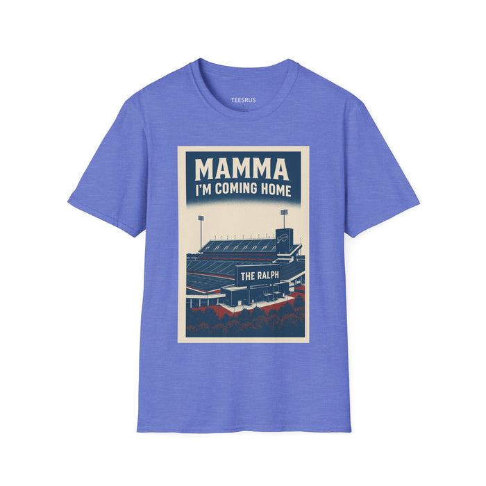 Mamma I'm coming home Buffalo football teeshirt