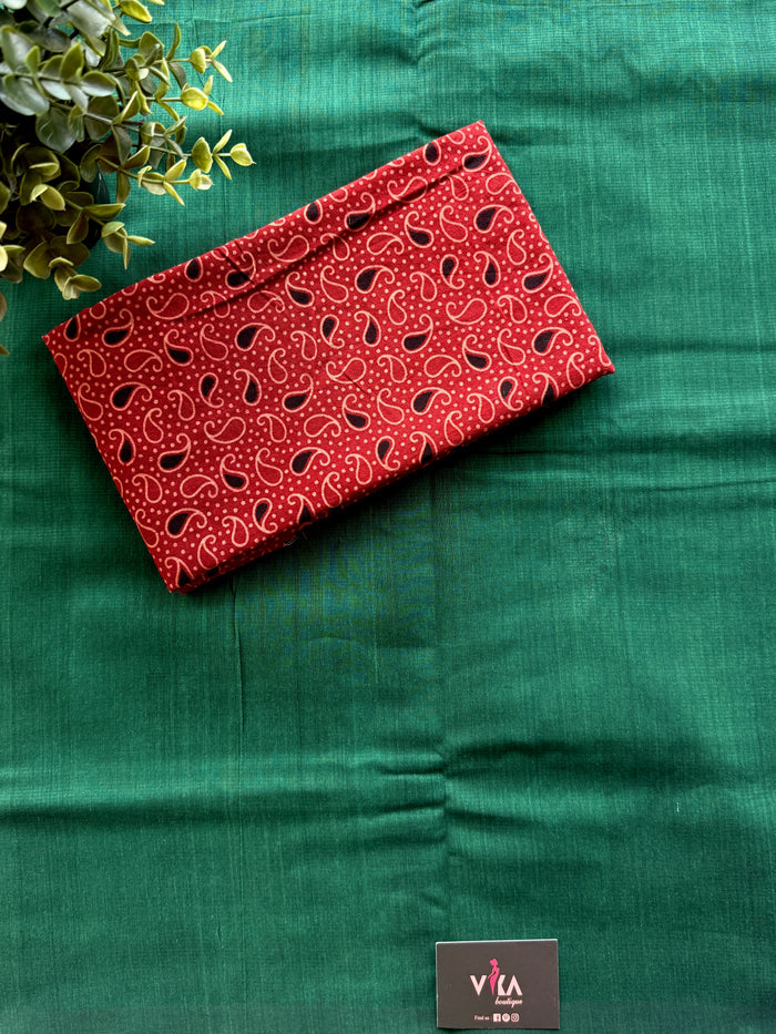 Mangalgiri Cotton Saree with blouse