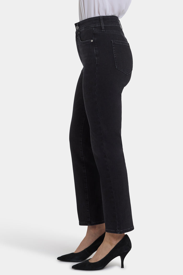 Marilyn Straight Ankle Jeans - French Nightfall