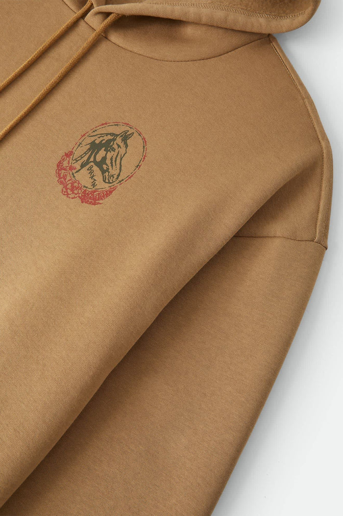 Men's Marley Hood in the color British Khaki - Additional Laydown image