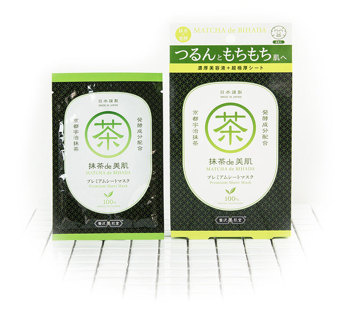 MATCHA de BIHADA Premium Sheet Mask 4pcs