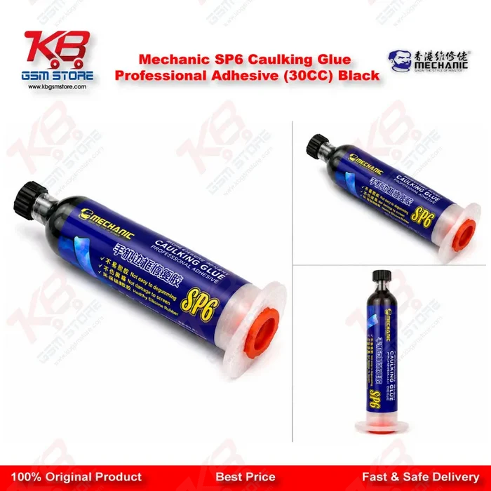Mechanic SP6 Caulking Glue Professional Adhesive (30CC) Black