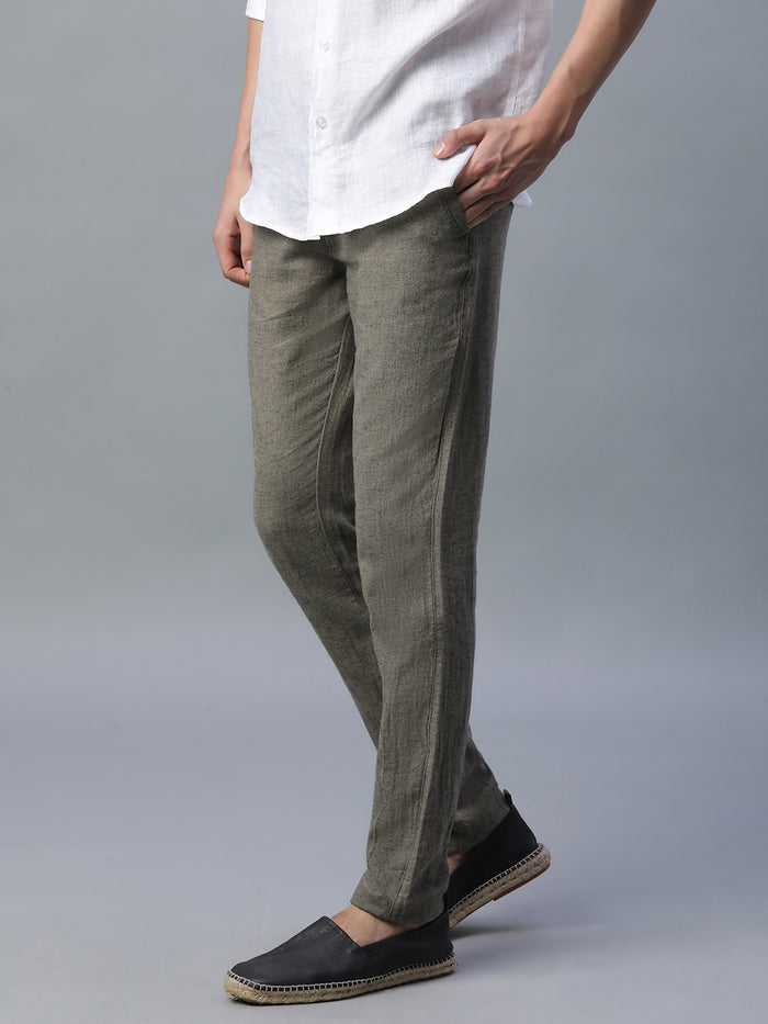 Men's Cotton Linen Slim Fit Pant Avenue