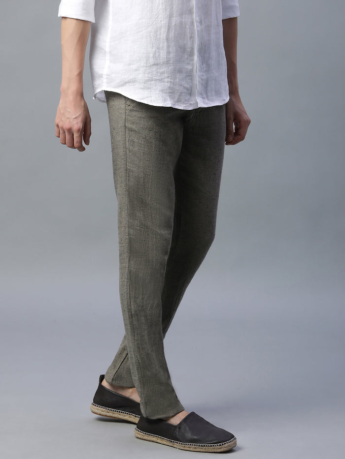 Men's Cotton Linen Slim Fit Pant Avenue