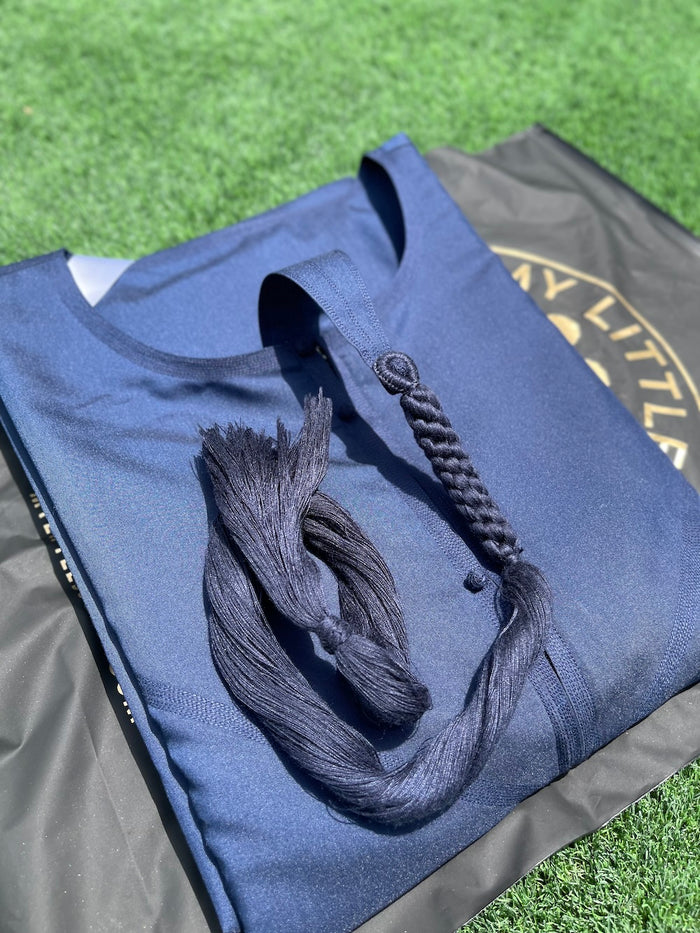 Mens Navy Blue Emirati Thobe