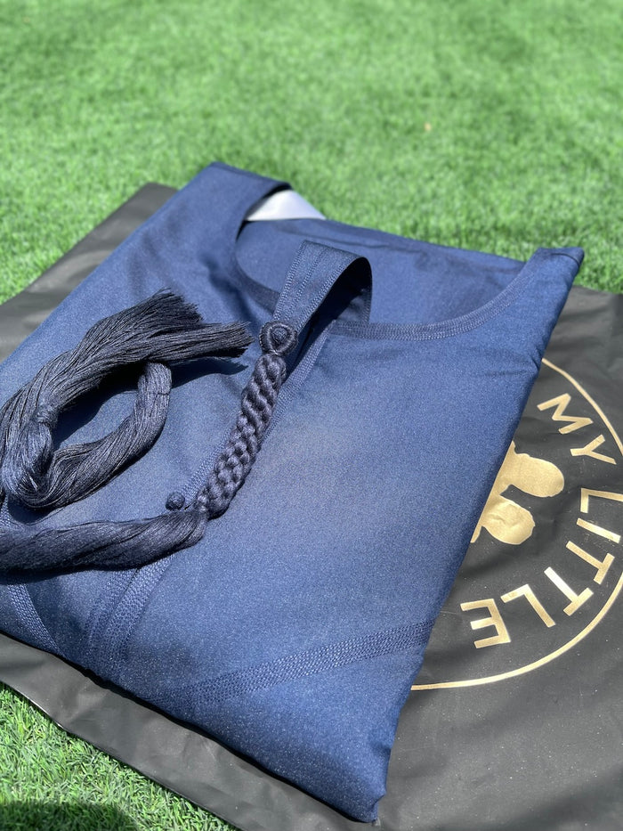 Mens Navy Blue Emirati Thobe