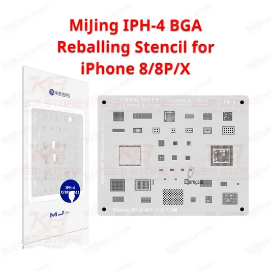 MiJing IPH-4 BGA Reballing Stencil for iPhone 8/8P/X-A11