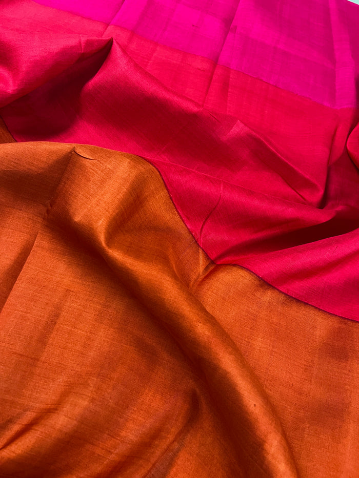 Mila ombre kanchi silk saree