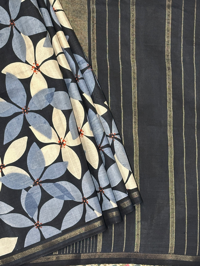 Mila parijath kanchipuram silk saree