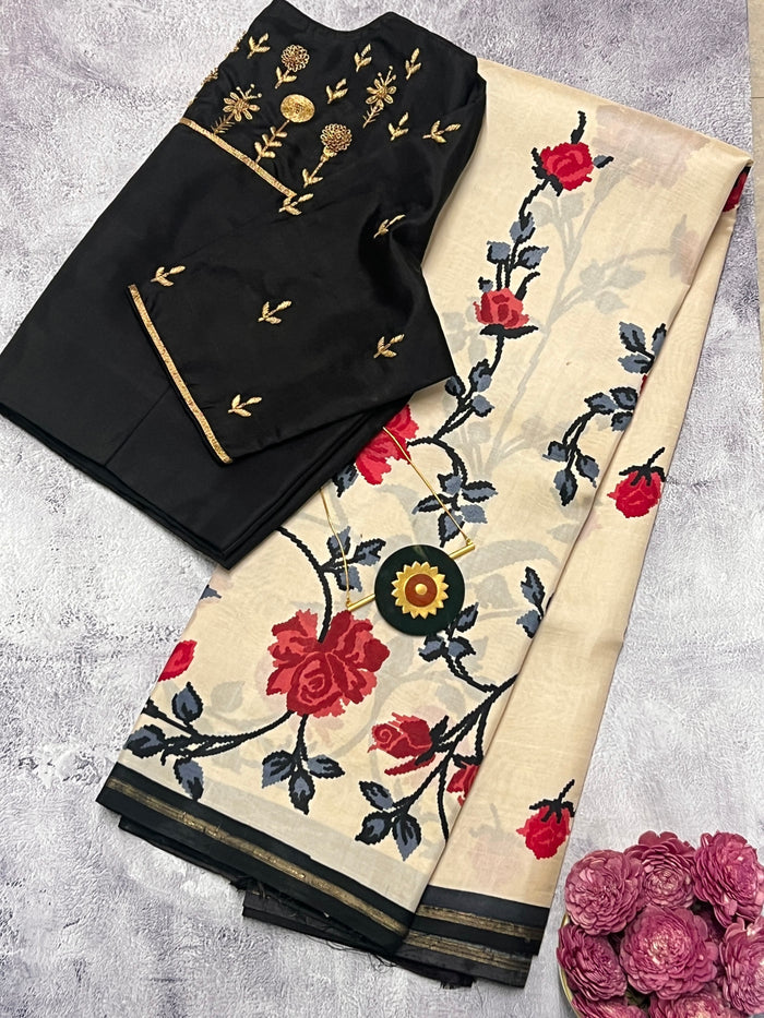 Mila rose garden saree