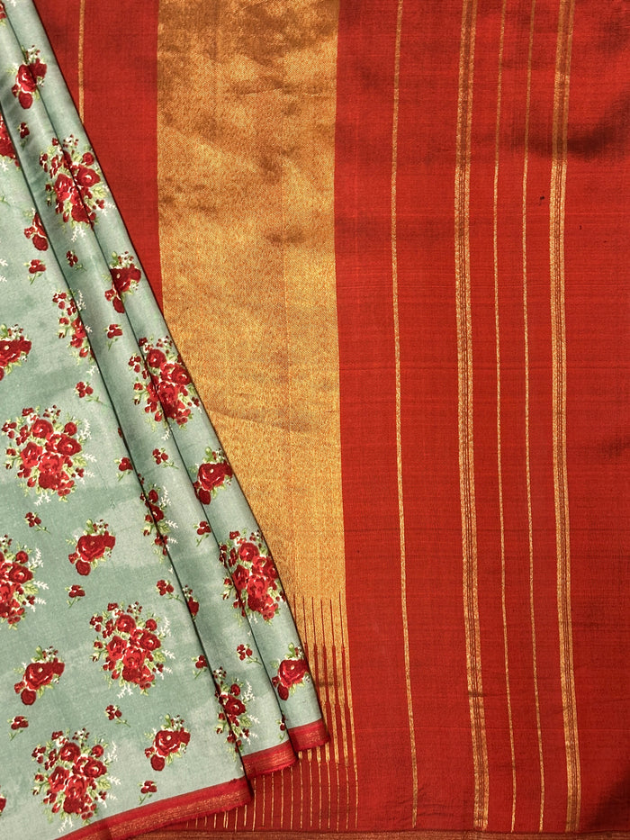 Mila Sage Garden Kanchipuram Silk Saree