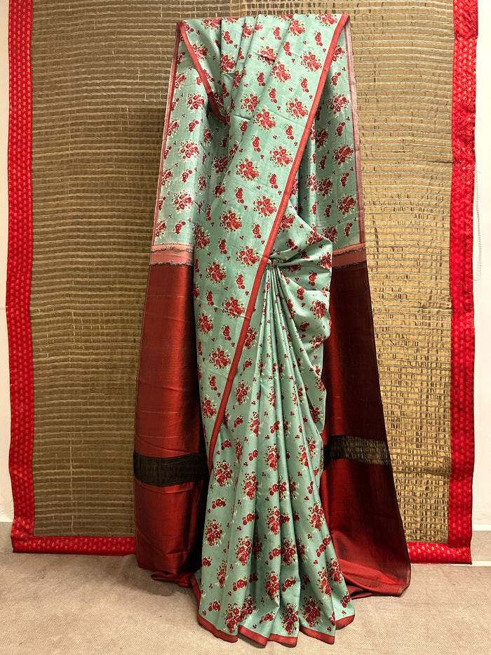Mila Sage Garden Kanchipuram Silk Saree