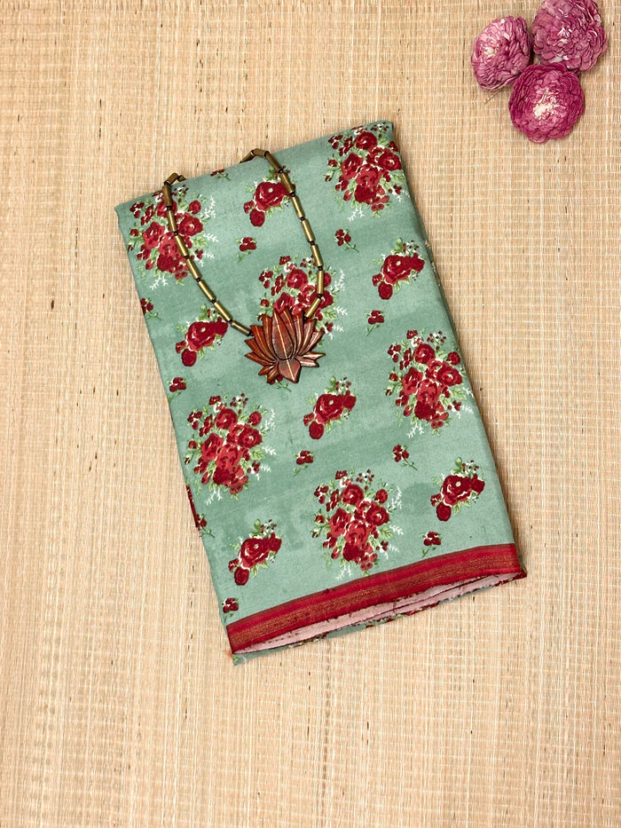 Mila Sage Garden Kanchipuram Silk Saree