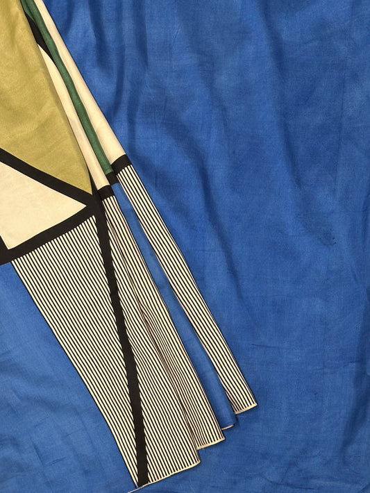 Mila Striped Contemporary Kanchipuram Silk Saree