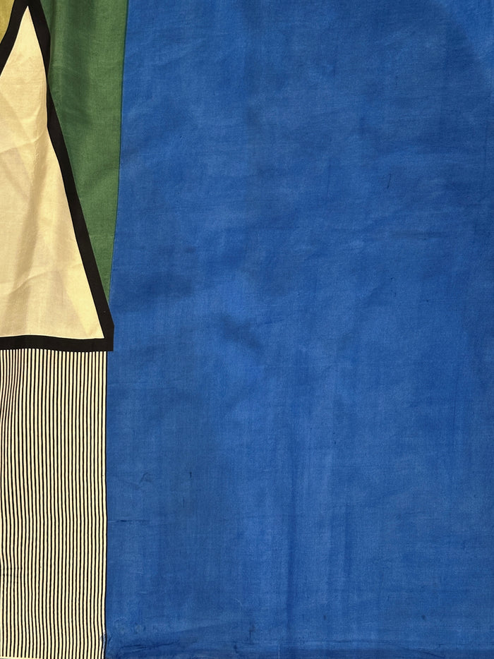Mila Striped Contemporary Kanchipuram Silk Saree