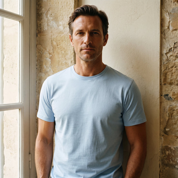 Modern 4Flex Stretch T-Shirt, worn — Emanuel Berg