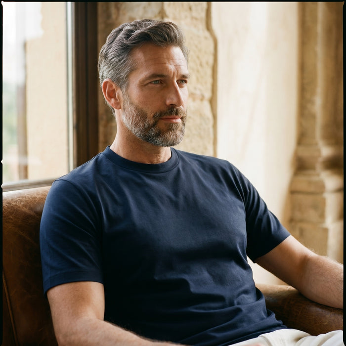 Modern 4Flex Stretch T-Shirt, worn — Emanuel Berg