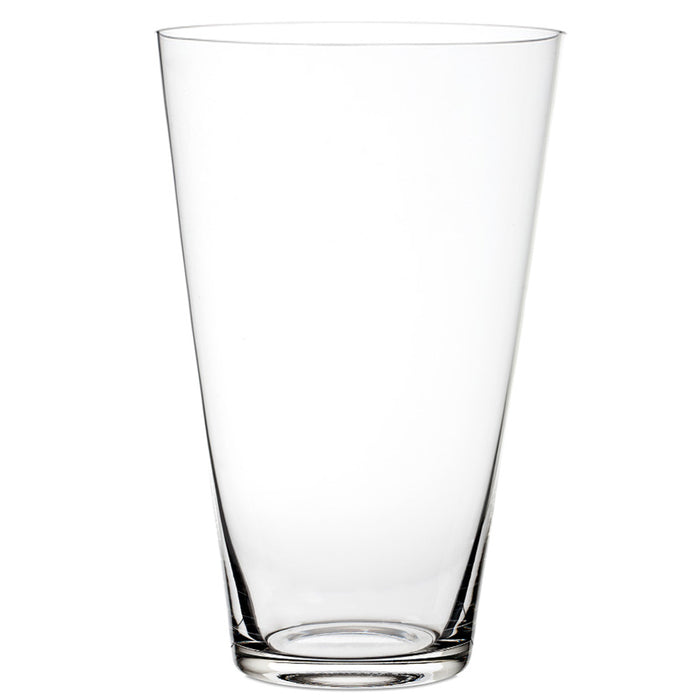 MODERN TAPERED GLASS VASE