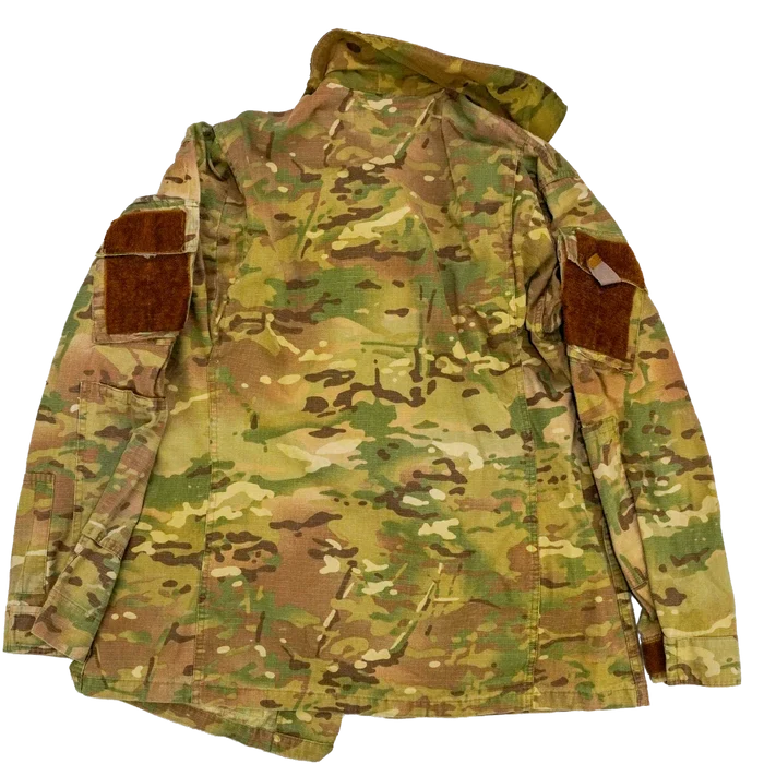 Modified Multi Camo Field Shirt - Large, Item 1 - Film Production Used - Field Shirts