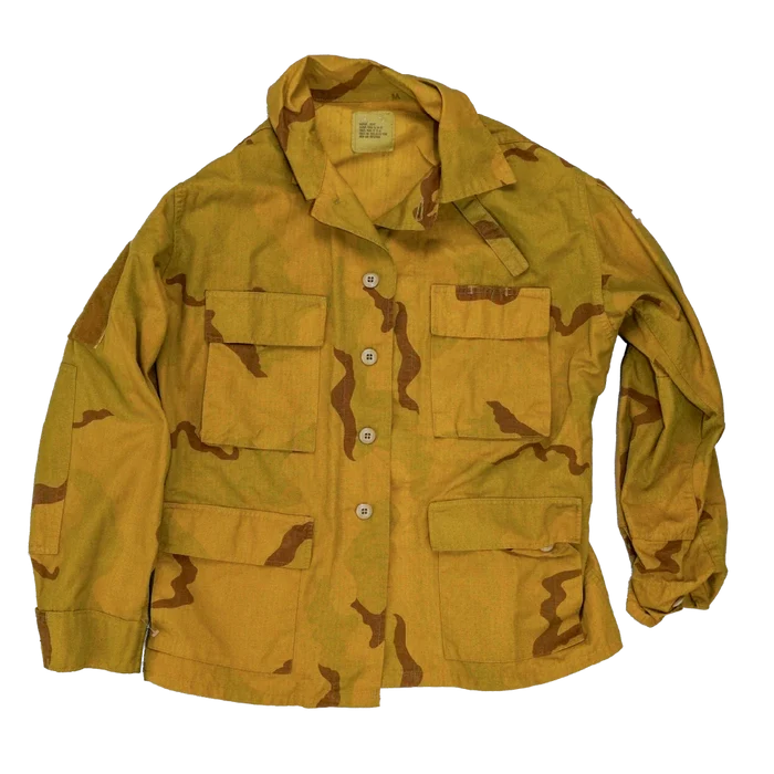 Modified USGI 3 Colour Desert BDU Shirt - Film Production Used - Field Shirts