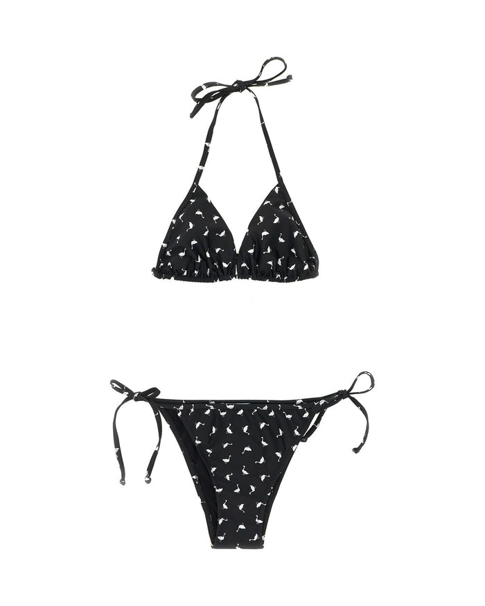Moschino Bicolor Polyester Bikini