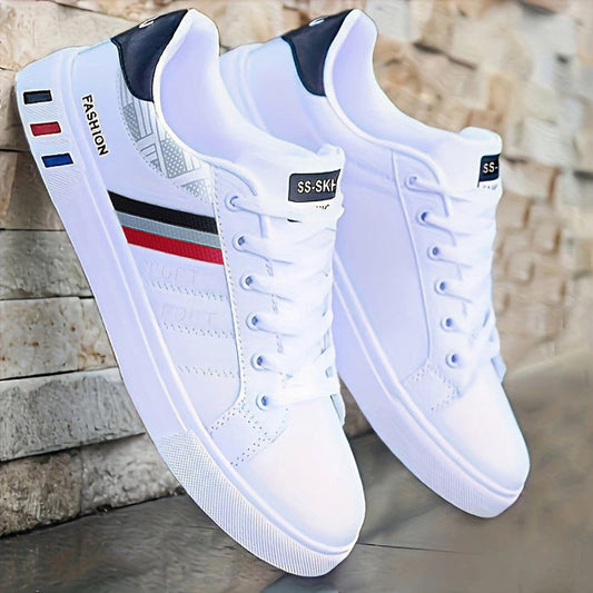 MS1070 - Trendy Casual White Shoes