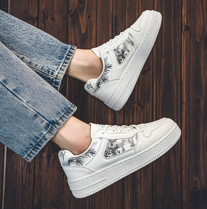 MS980 - Casual White Sneaker Shoes