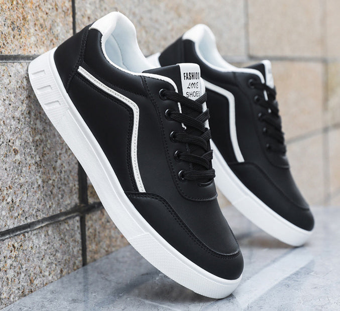 MS990 - Korean White Casual Shoes