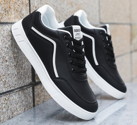 MS990 - Korean White Casual Shoes