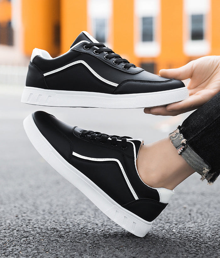 MS990 - Korean White Casual Shoes
