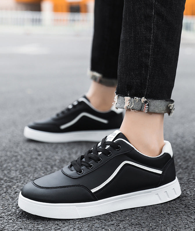 MS990 - Korean White Casual Shoes