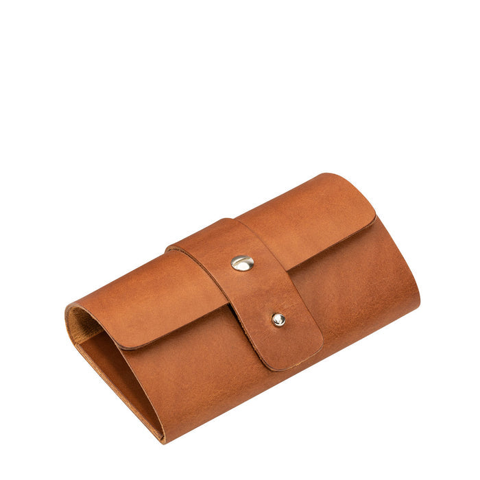 MÜHLE Travel Vegetable-Tanned Cowhide Travel Case Fusion Razor & Travel Brush - Closed
