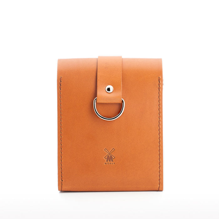 MÜHLE Travel Vegetable-Tanned Cowhide Leather Bag, Back View