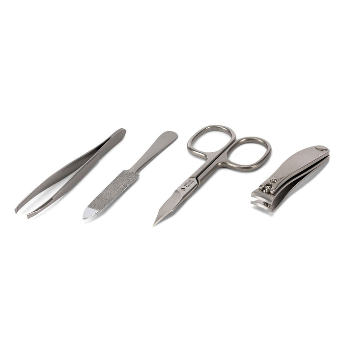 MÜHLE Travel Manicure Set in Cowhide Case